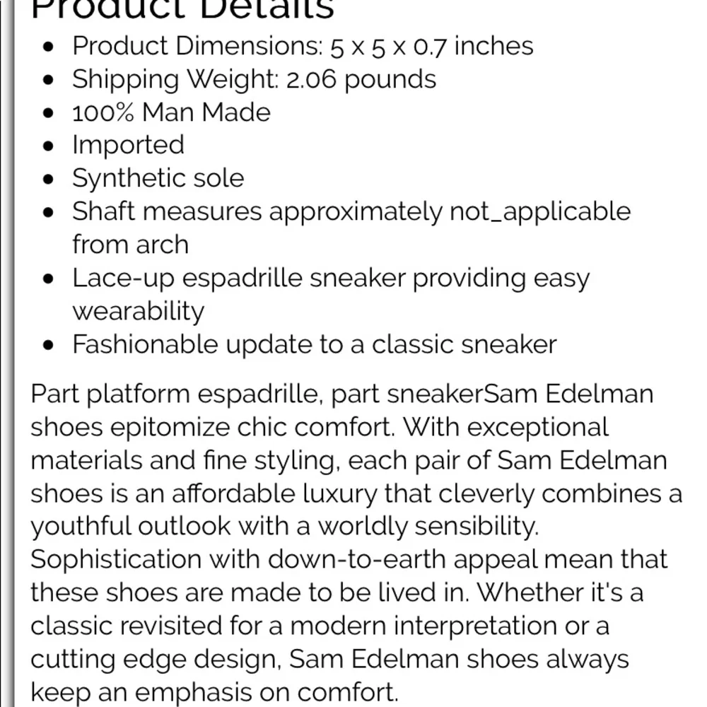 N/A sam edelman